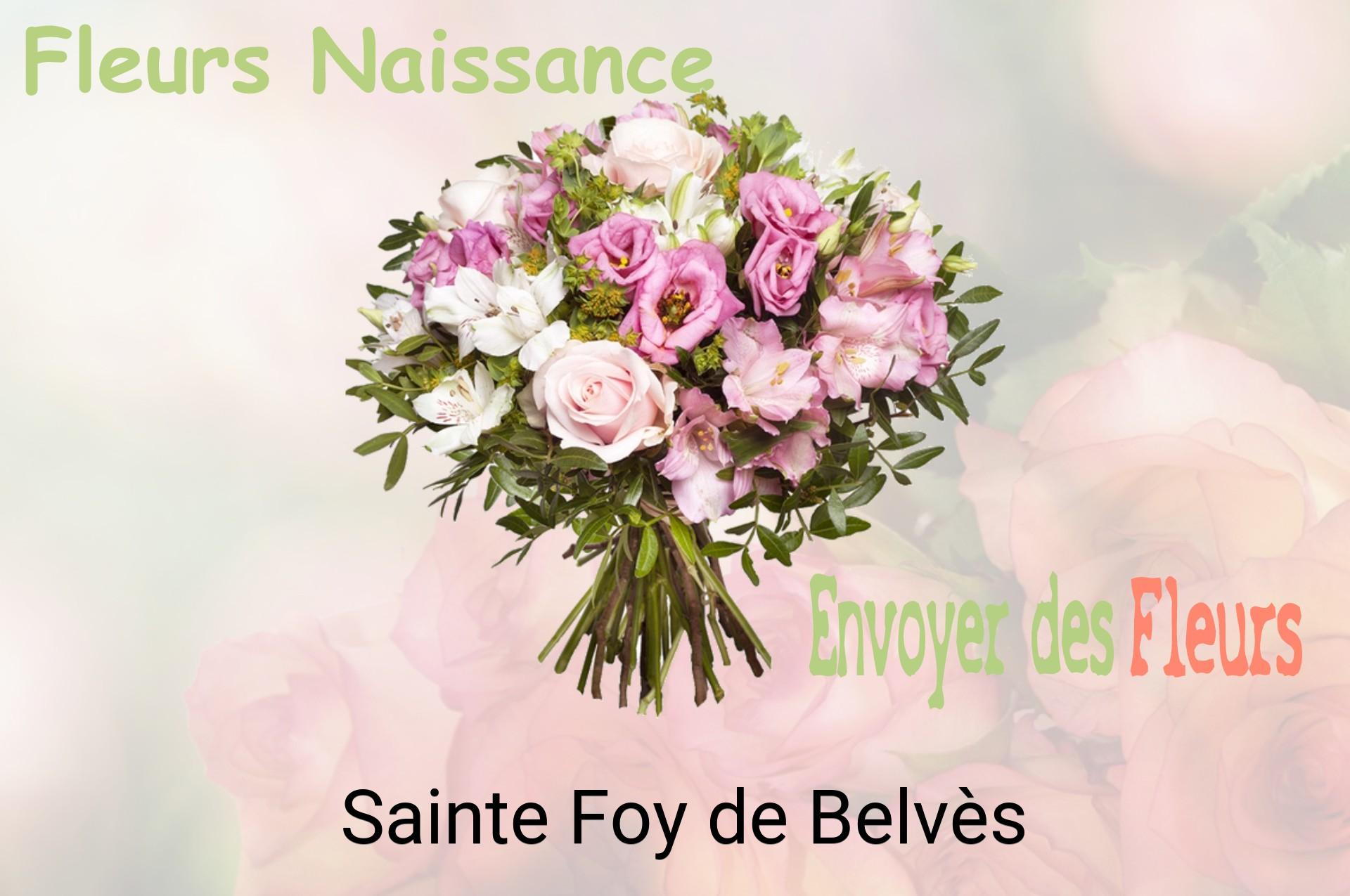 Bouquet de fleurs de naissance livré à Sainte-Foy-de-Belvès